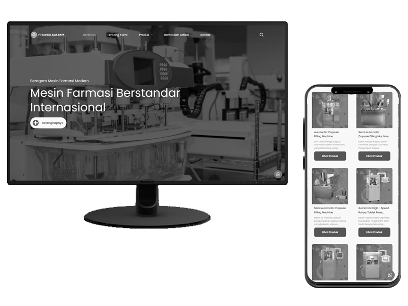 Iseinko Asia Raya Website Preview