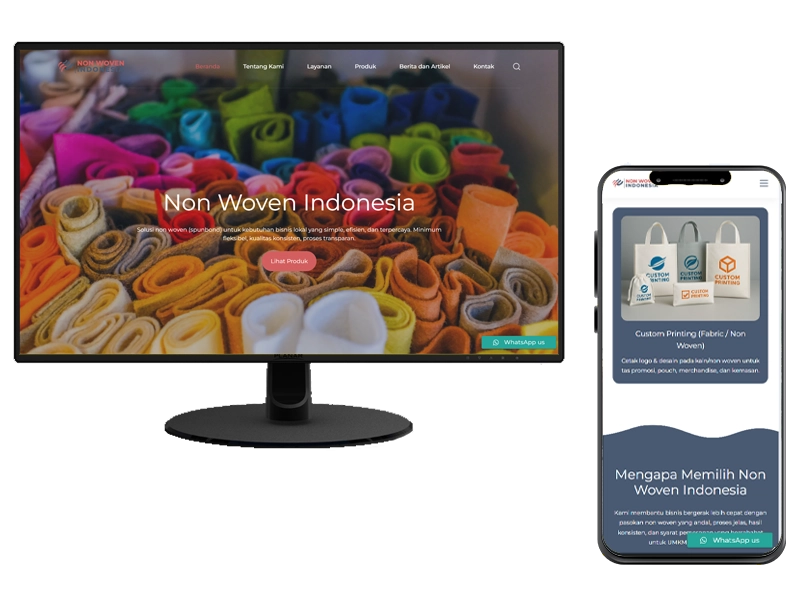 Non Woven Website Preview