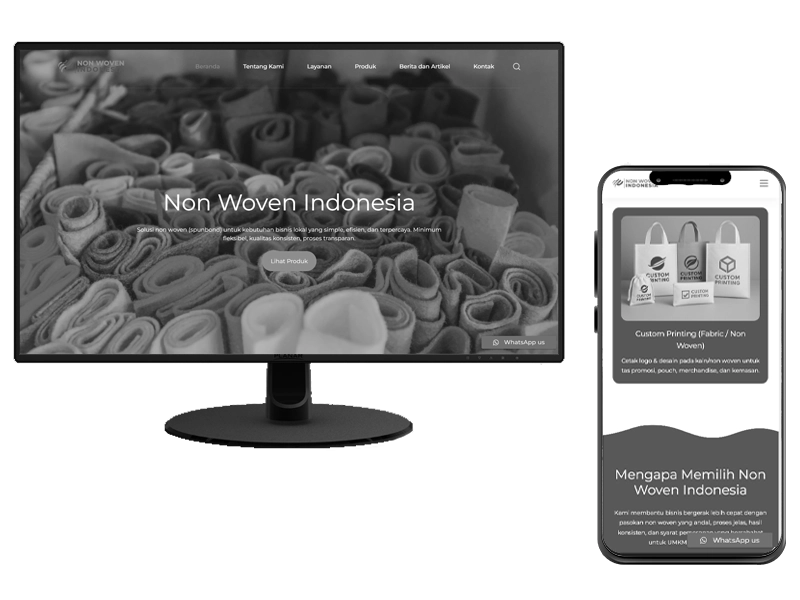 Non Woven Website Preview