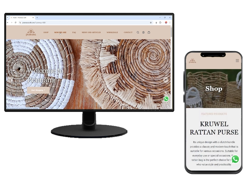 Pramana Website Preview