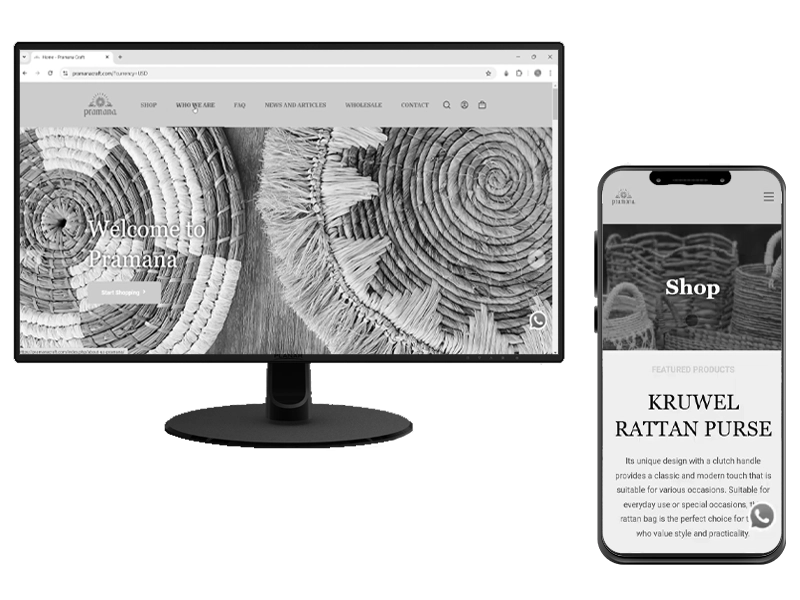 Pramana Website Preview