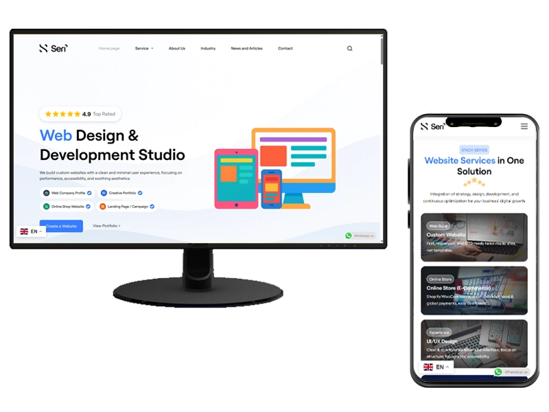 Seri Enigmatic Website Preview